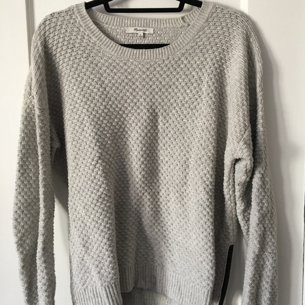 Madewell Side Zip Sweater Size M